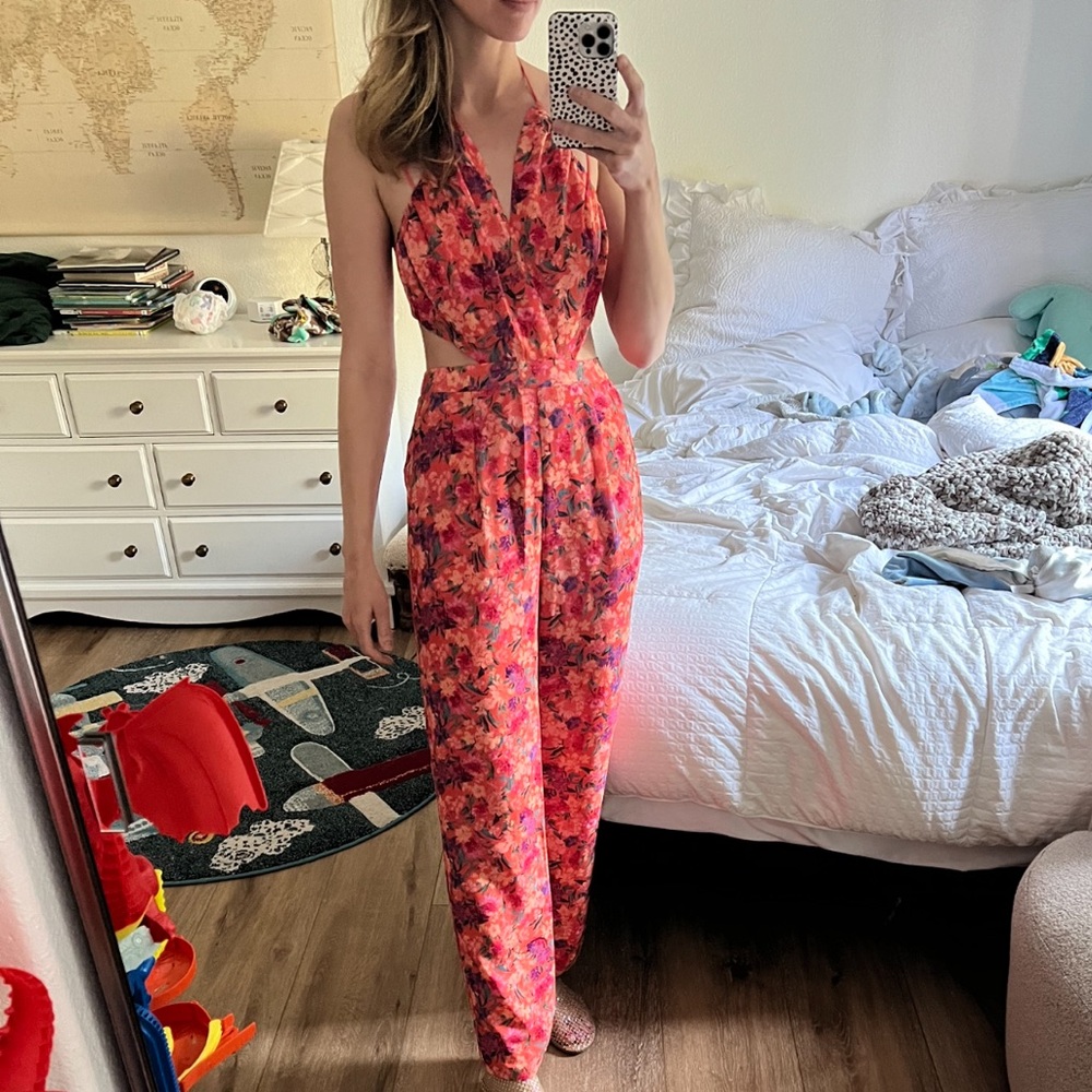 Lovers and Friends Makena Jumpsuit in Impressionist Floral